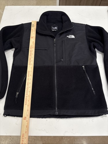 The North Face Denali Jacket Men's Black Fleece Full Zip Vented Polartec Size M - Picture 7 of 10