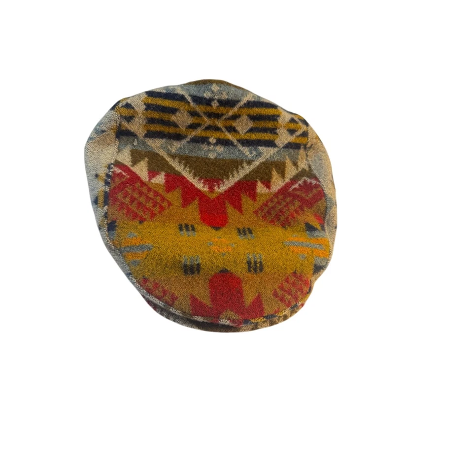 Vintage Pendleton Pure Virgin Wool Ear-Flap Cap (Medium) Southwestern Pattern - Image 4 of 4