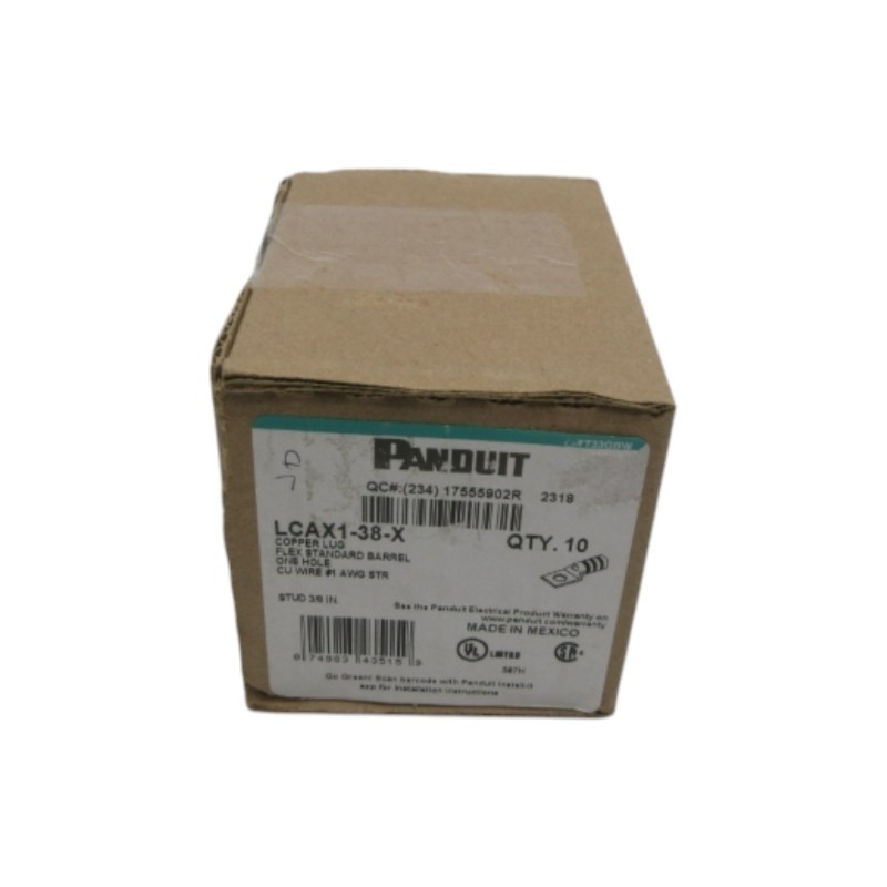 Panduit Lcax1-38-X (Pkg Of 10) Nsmp