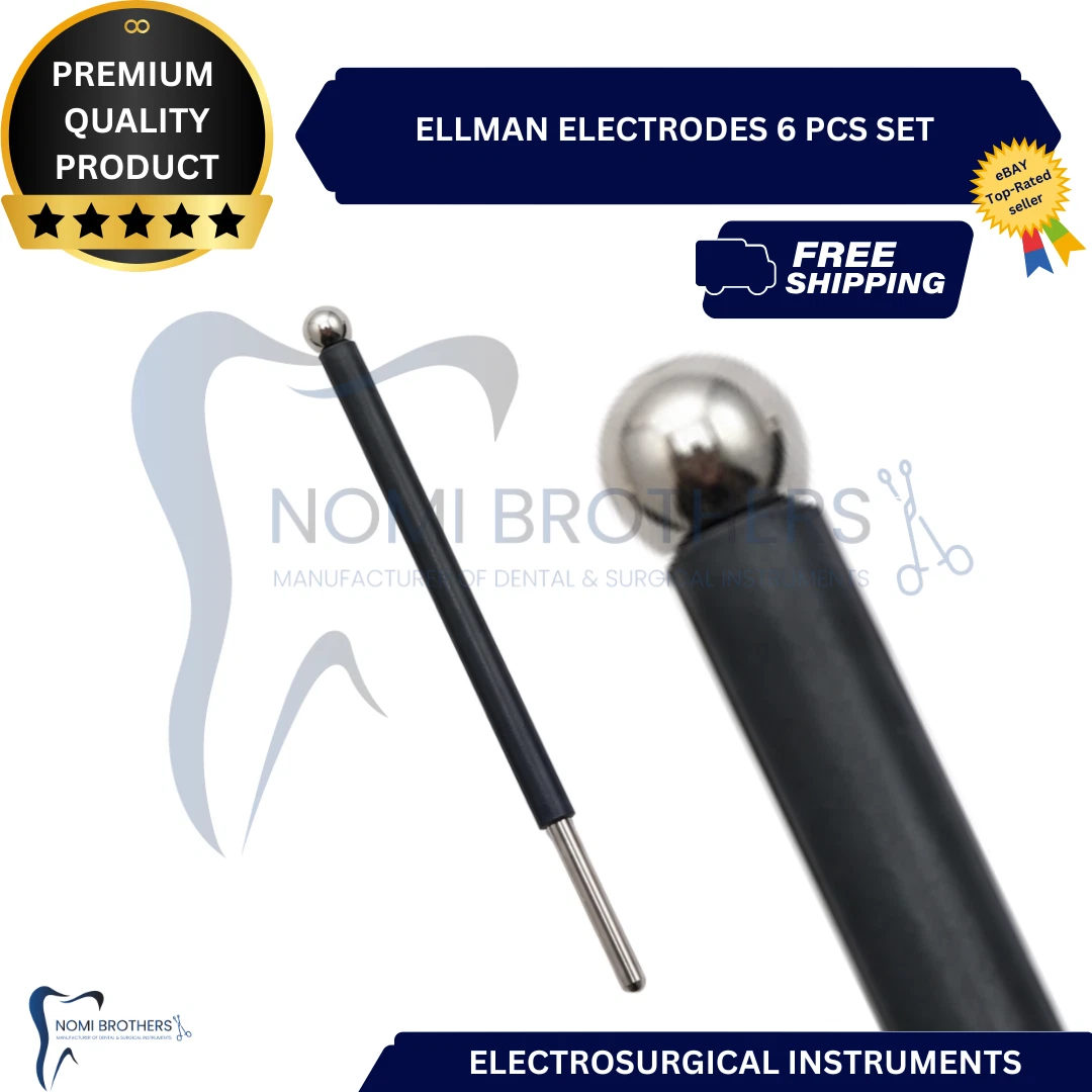 Ellman Electrodes 6 Pcs Set RF Electrosurgical Surgical Electrode Tips image 3