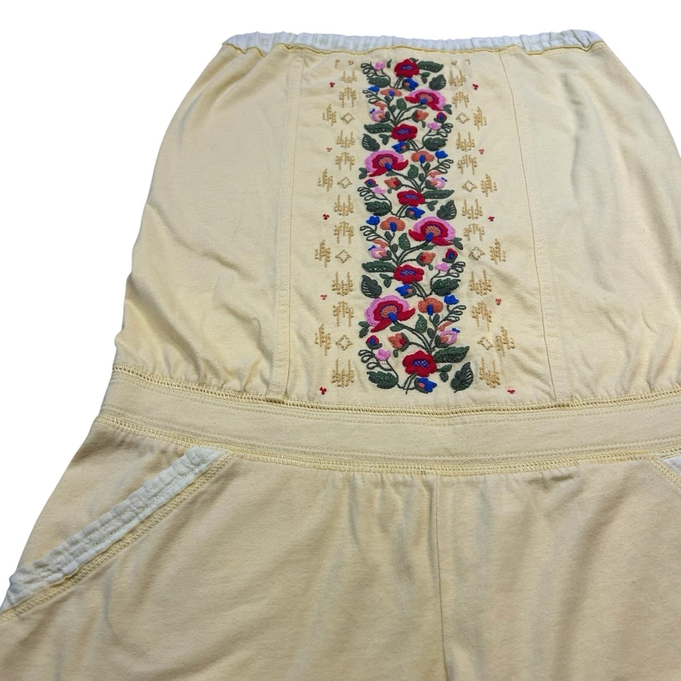 Y2K Abercrombie & Fitch Micro Mini Romper Feminino Médio Amarelo Manteiga RARO - Imagem 4 de 4