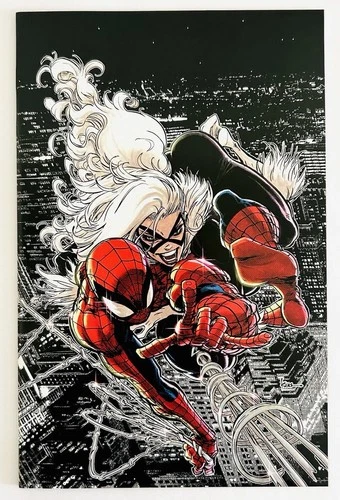 Amazing Spider-Man #26 Kaare Andrews Exclusive Virgin Variant 2023 Black Cat