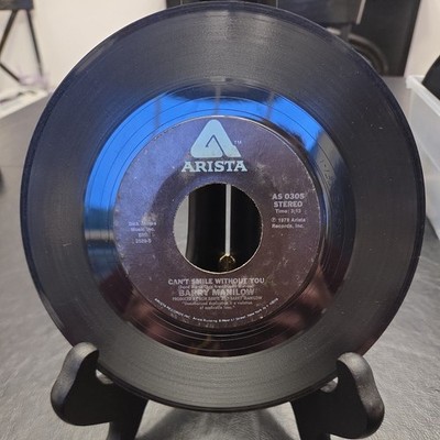 Barry Manilow   Can't Smile Without You 7'' Single Record 1978 Arista Pop 45 RPM