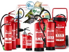 Feuerlöscher Schaum ABC Pulver CO2 Fettbrand...