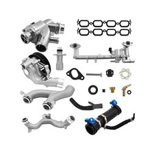 LR090630 Aluminum Cooling System Kit Fit for Jaguar F-Type XF XJ XKR XFR for ...