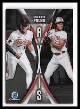 2025 Bowman Draft Axis #A-7 Quentin Young Minnesota Twins RC SP
