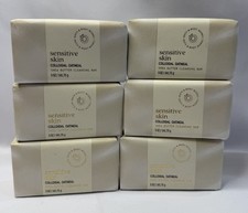 Bath & Body Works Sensitive Skin Colloidal Oatmeal Shea Cleansing Bar Soap x6