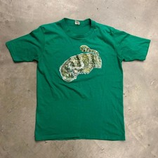 Vintage 80s Green Iridescent Tigger Single Stitch Men's Medium Spruce Tee
