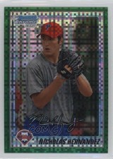 2010 Bowman Chrome Prospects Retail Green X-Fractor Nick Hernandez Nicholas 0w8