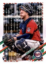2021 Topps Walmart Holiday Baseball Card #HW47 Ryan Jeffers RC