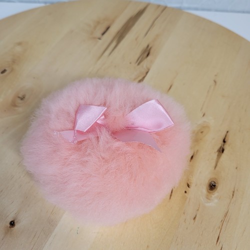 Vintage AVON Persiano Legno Beauty Dust Dish 5" Rosso Oro Coperchio Floreale Puff - Foto 6 di 12