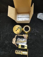 Polished Brass Deadbolt -Multiple locks and key codes -great for rentals
