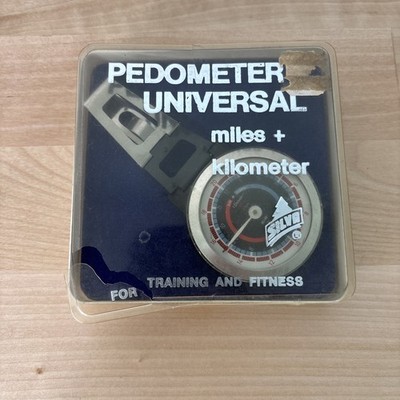 Vintage Silva Fitness Control Pedometer Body Motion Activated Step Tracker W/box