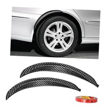 2PCS Wheel Tires Eyebrow Strip, 3D Carbon Fiber Automotive Fender Flare Arch