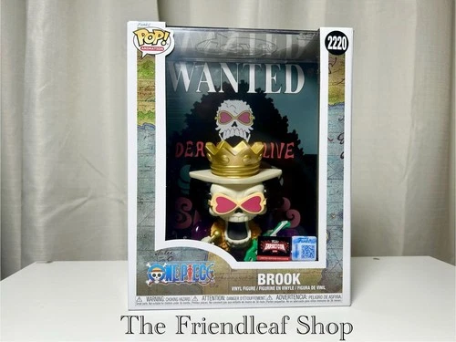 Funko POP! One Piece Wanted Poster Brook #2220 Limited Edition - SHIPS TODAY