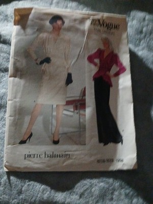 Vintage Very Easy Vogue Paris Original # 1298 Sew In Tag..rare!