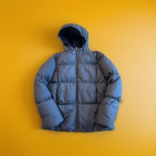 Polo Ralph Lauren Down Puffer Jacket Girls L Size 12-14 Navy Blue Pony Hooded