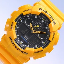 CASIO G-SHOCK GA-100A-9A GA-100 Quartz Analog & Digital Black