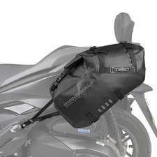 Rhinowalk Motorcycle Double Pannier Bag 18-48L Waterproof Luggage Storage Black