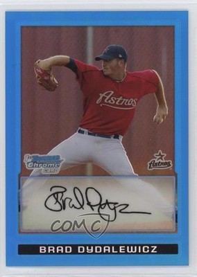 2009 Bowman Chrome Prospects Blue Refractor /150 Brad Dydalewicz #BCP142 kf4