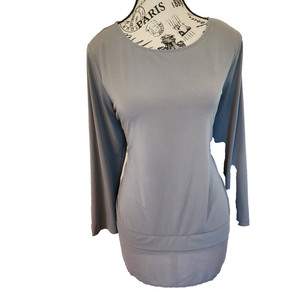 CALVIN KLEIN gray blouse- size M