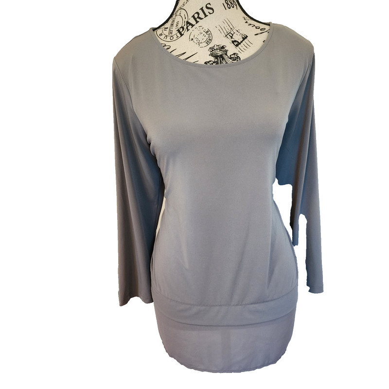 CALVIN KLEIN gray blouse- size M