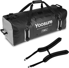 Bolsa de lona impermeable 110L 35 pulgadas bolsa hermética con cremallera seca