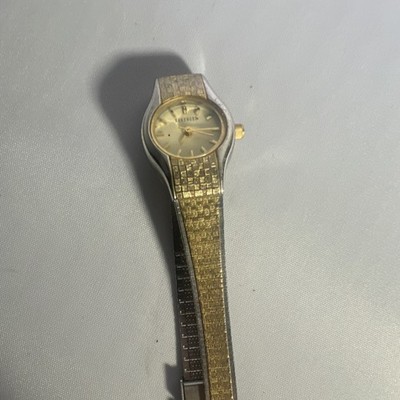 Berenger Gold Silver Metal Wristwatch Quartz Analog Water-Resistant 12-Hour Dial