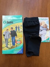 Juzo Dynamic 2002 AD Size II Black Below Knee Full Foot 30-40mmhg
