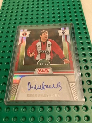 Panini Score 93/99 Dean Saunders Autograph Sheffield Utd RARE