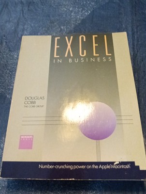 Excel in Business By Douglas Cobb; Apple Macintosh