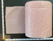 Pink Wrap Roll w/ Heart Bubbles Cute Packing Material for Gifts Shipping Crafts