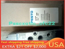 Used One Festo J-5-1/4-B 14295 Solenoid Valve Free Shipping