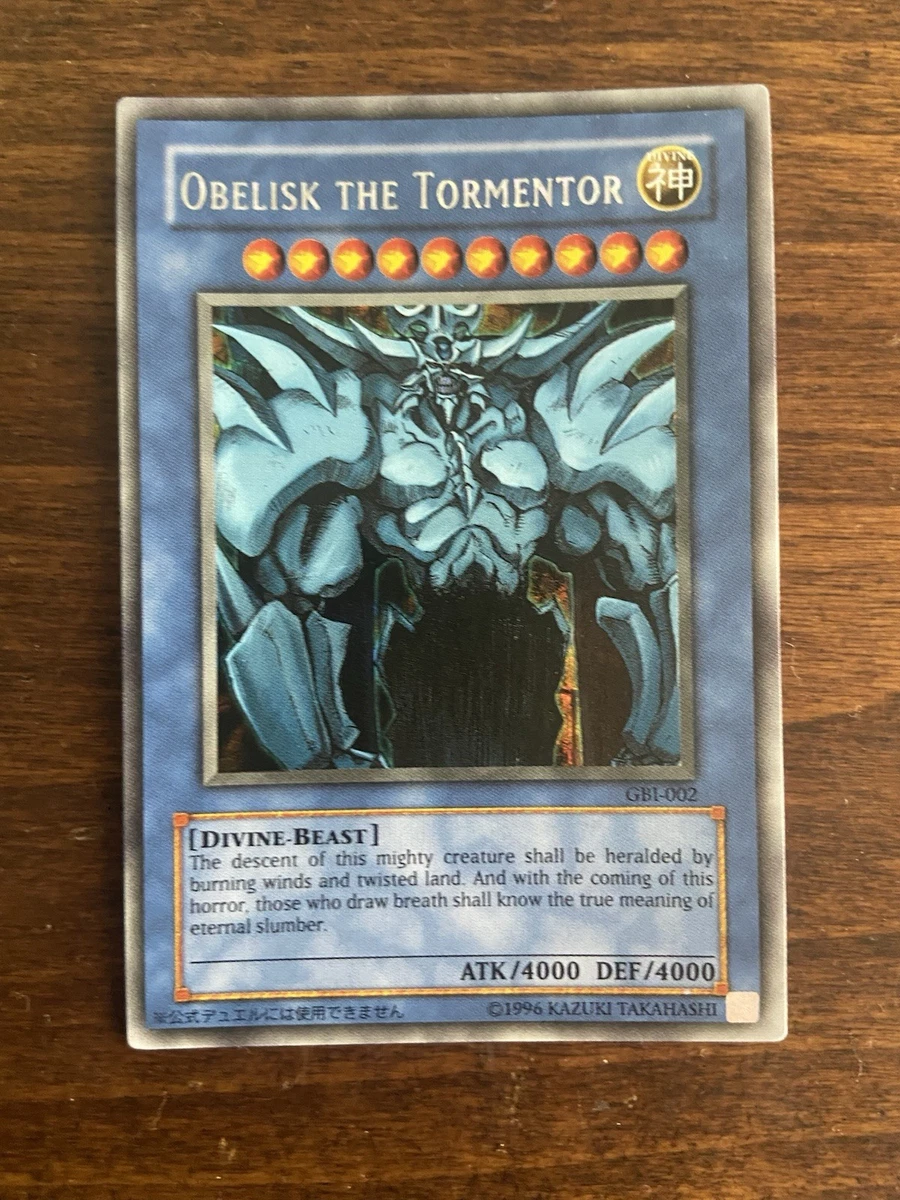 Obelisk The Tormentor Yu-Gi-Oh! TCG Secret Rare Individual