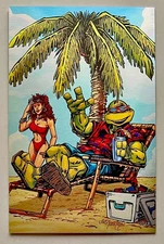 Eastman SDCC TURTLEMANIA METAL Sketchbook • Teenage Mutant Ninja Turtles • 7/10