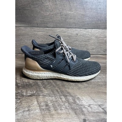 Adidas UltraBoost 4.0 Mocha BB6151 Women 9 Running Shoes Gray Five Black Sneaker