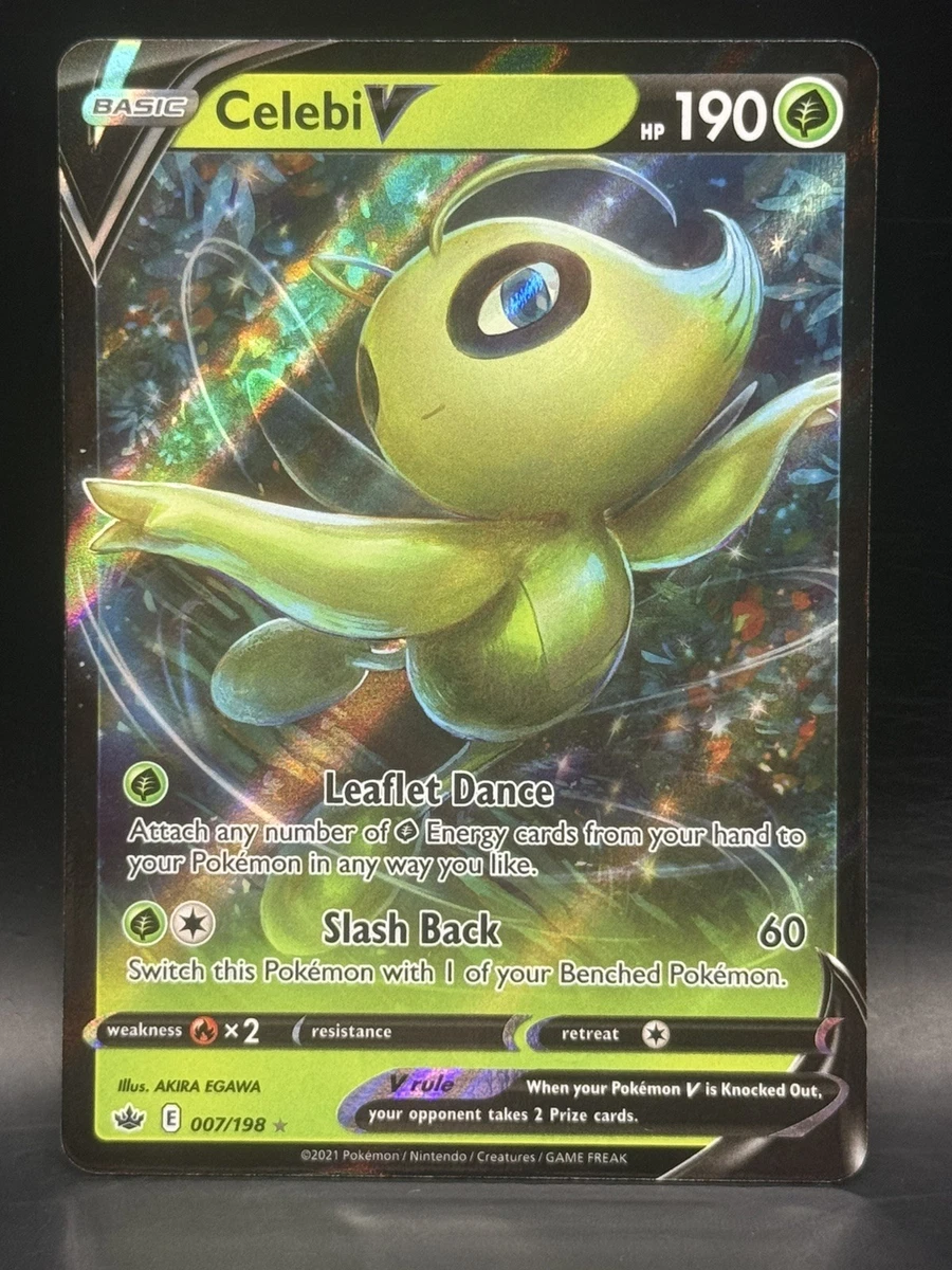 celebi v pokemon card price SWSH08: Fusion Strike (Alternate Full Art) #245/264 Ralphie's Funhouse Grass / 180 / Basic Attack 1 Celebi V Pokmon TCG Cards