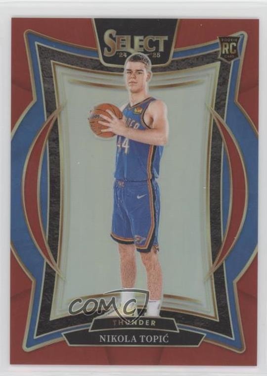 2024-25 Panini Select Concourse Red Prizm 175/199 Nikola Topic #89 00kr
