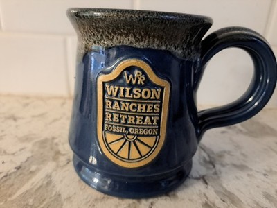 Deneen Pottery  2022 Hand Thrown Wilson Ranches Retreat Fossil Oregon Mug