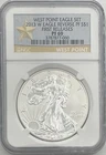 2013-W American Silver Eagle NGC MS69 - Early Releases - Struck at West Point