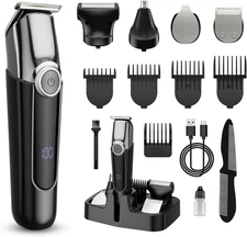 Beard Trimmer for Men, 5 in 1 Electric Razor for Men, Cordless Hair Clippers, Wa