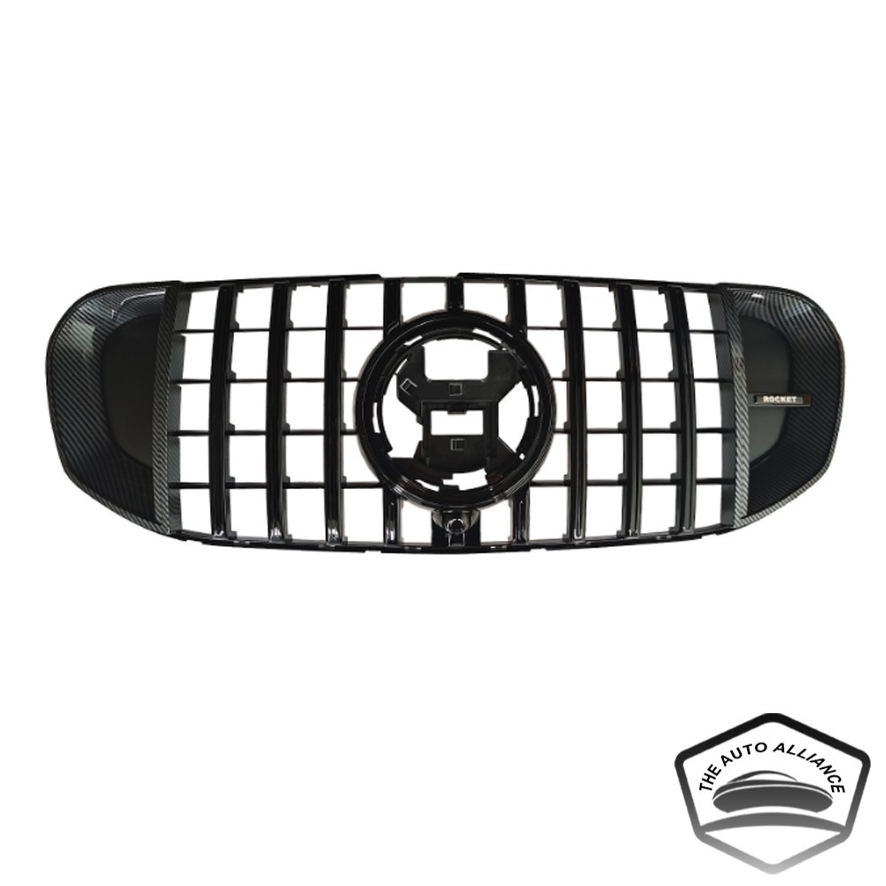 Fit For Mercedes Benz X167 GLS450 2020-2023 GT Front Racing Brabus Style Grille