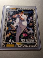 2026 Topps Series 1 Jack Perkins RC Player Number Variation SSP Athletics 