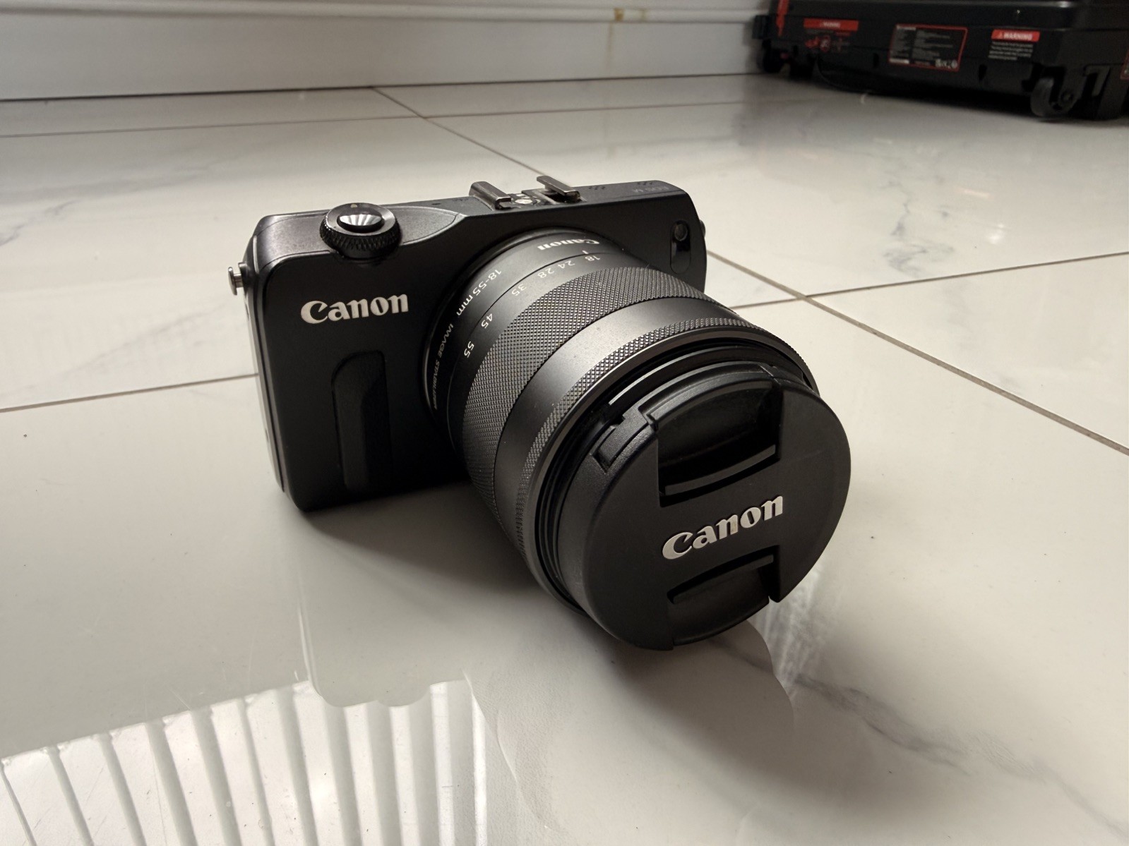 Canon EOS M Mirrorless Digital Camera with Canon EF-M 18-55mm f3.5-5.6 