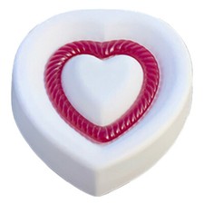 Colour de Verre Fluted Heart Glass Fusing Mold