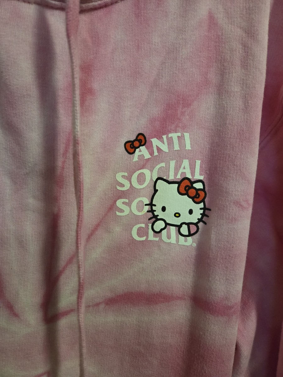 ★ Anti Social Social Club ASSC Hello Kitty Tie Dye フーディ Sanrio x Anti Social Social Club Hello Kitty Tie Dye Hoodie