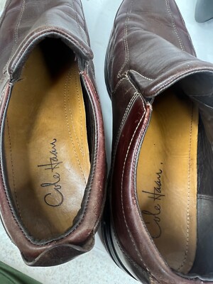 Cole Haan Nike Air Men\'s Brown Leather Slip-On Loafer s-l400.jpg main image 3