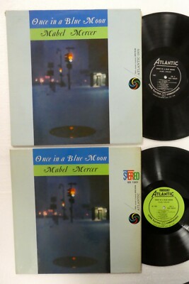 MABEL MERCER 2er-Set LPs  Once In a Blue Moon  Mono & Stereo Jazz #8242