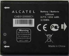 New OEM Alcatel CAB3120000C1 Replacement Battery 510A OT-800 OT-880a OT-710D