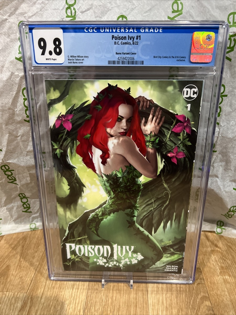 Poison Ivy 1 Josh Burns Variant CGC 9.8 New Slab Dc Comics Combine